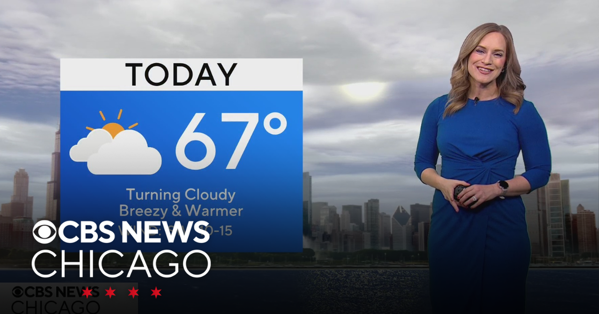 Warm and breezy day in Chicago before severe weather on Wednesday - CBS ...
