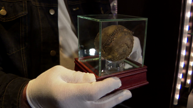 Ball used by 1919 White Sox put back where it was found, in hopes of breaking curse