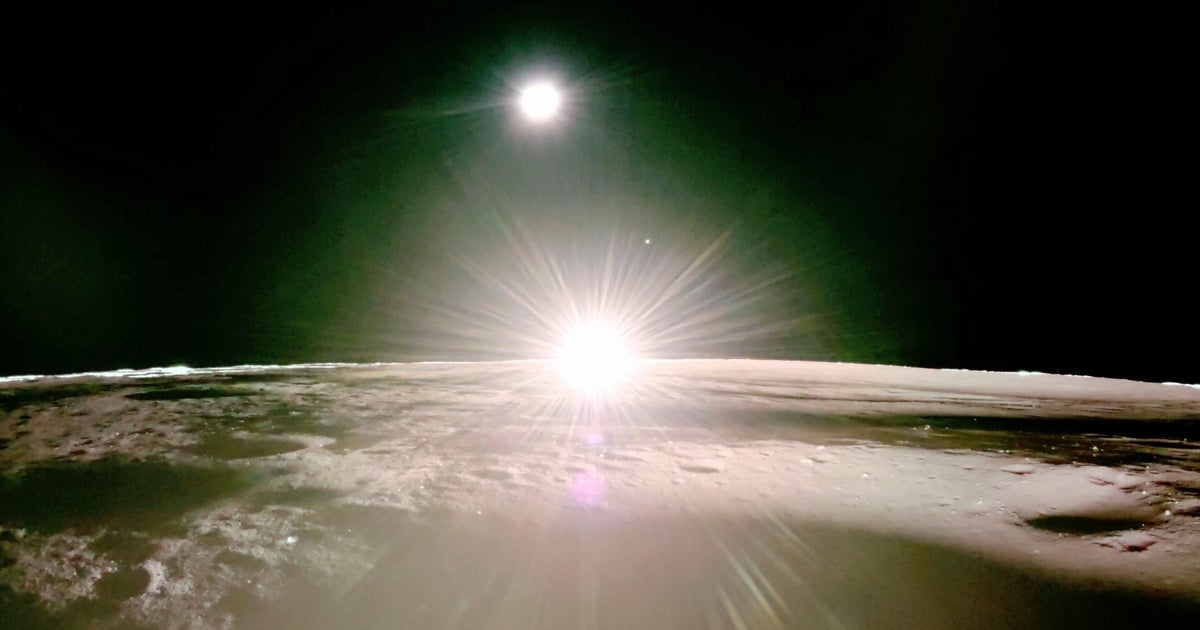 Sunset on the moon seen in stunning images taken by lunar lander