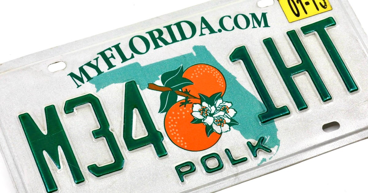 Florida Senate proposal requires motorists to have both front and back license plates