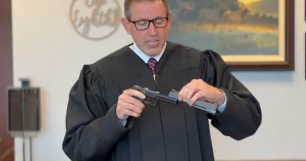 Judge releases video of himself disassembling guns in chambers in dissent against court ruling