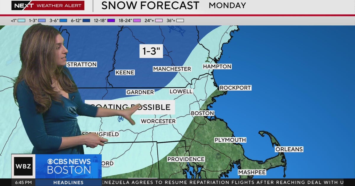 Next Weather: WBZ evening forecast for March 23 - CBS Boston