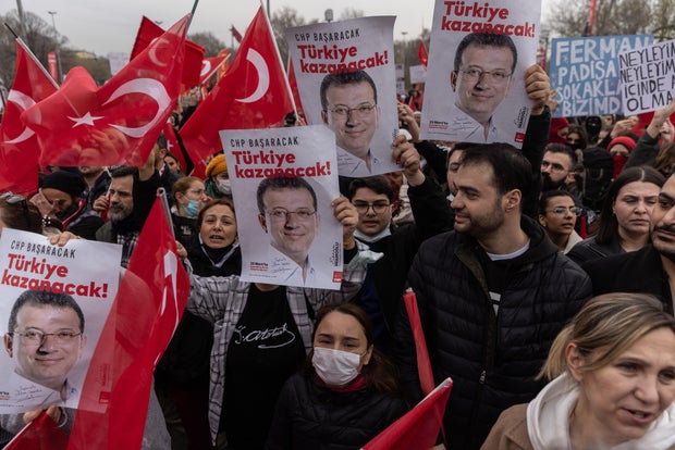 Istanbul Mayor Ekrem Imamoglu Charged With Corruption Amid Wave Of Protests 