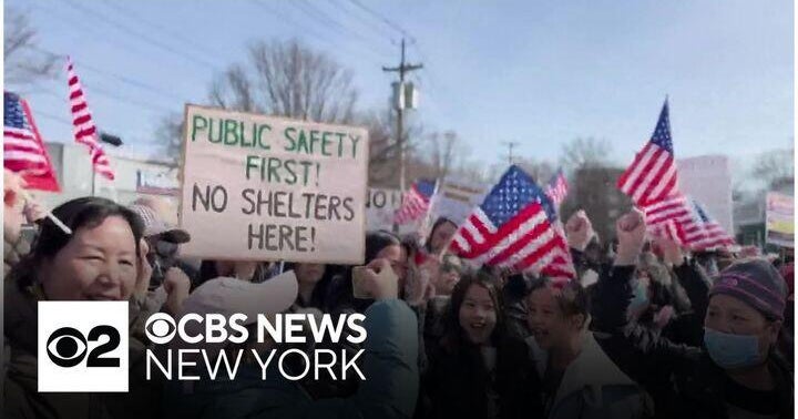 Rally held in Brooklyn against the construction of a homeless shelter ...