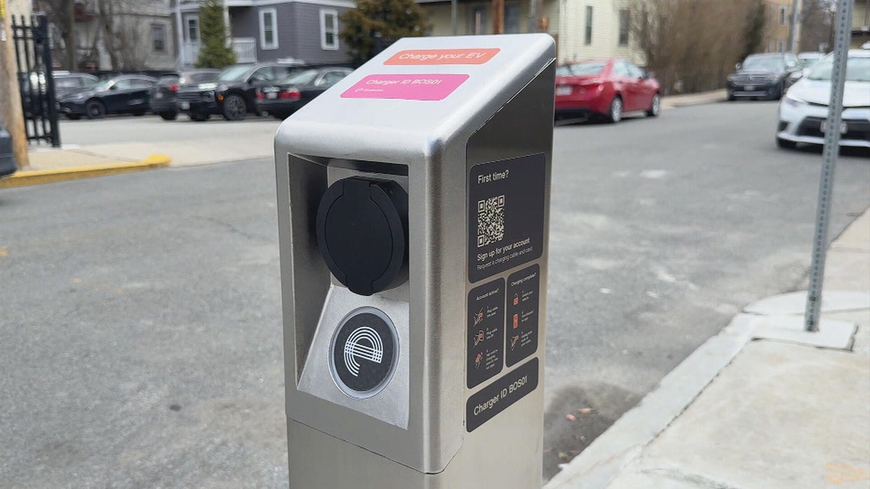 EV charging station Boston 