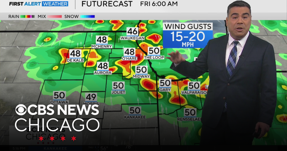 Storms coming Friday morning in Chicago - CBS Chicago