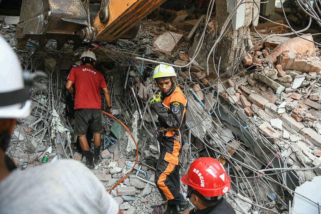 MYANMAR-THAILAND-QUAKE 