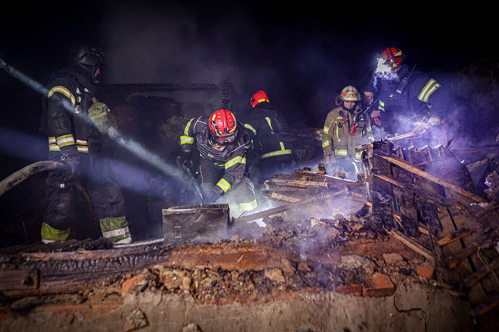 Russian drone attack on Ukraine's Kharkiv