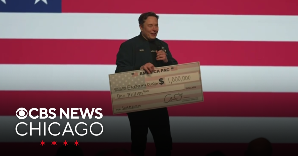 Elon Musk holds rally for Wisconsin Supreme Court race - CBS Chicago