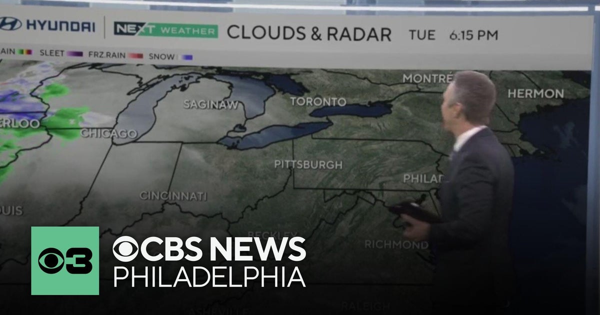 Mainly clear, cold Tuesday night in Philadelphia region - CBS Philadelphia