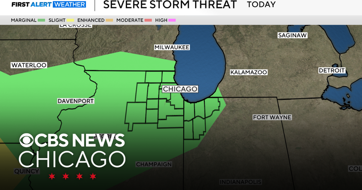 Scattered storms Tuesday night in Chicago - CBS Chicago