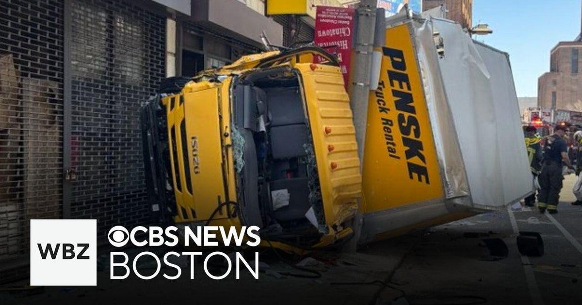 Latest details on box truck crash in Boston's Chinatown - CBS Boston