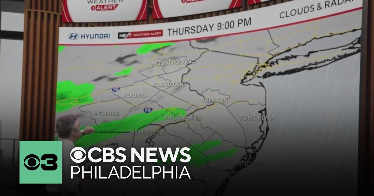 Tracking severe storms in the Philadelphia region on Thursday night ...