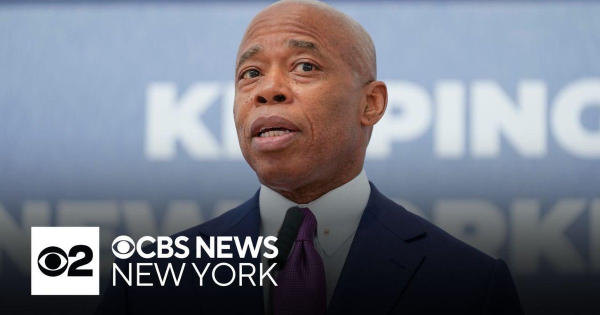 NYC Mayor Eric Adams running for reelection as independent - CBS New York