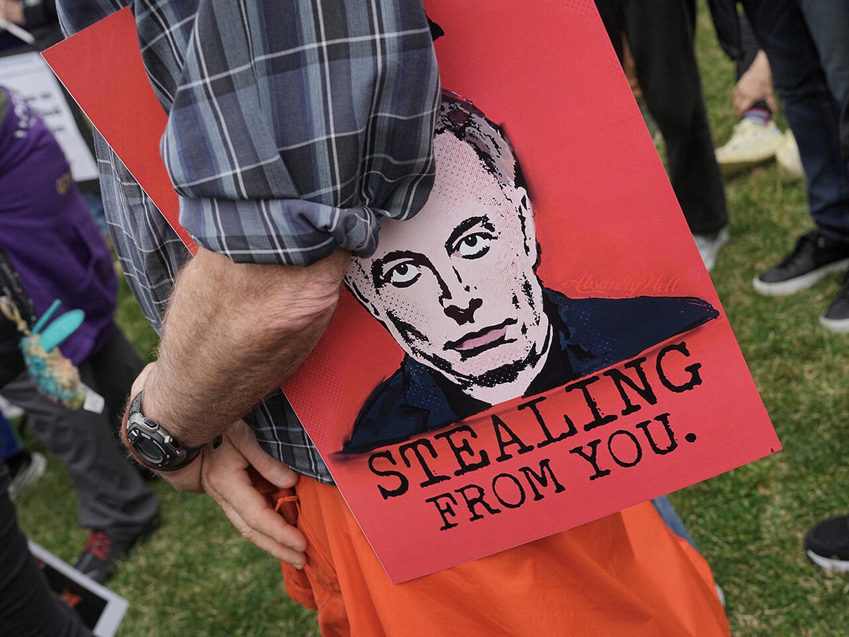 Anti-Trump 'Hands Off!' protest, in Washington