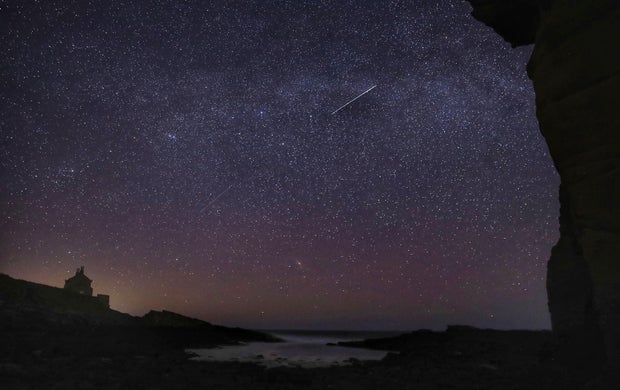 Lyrid meteors 