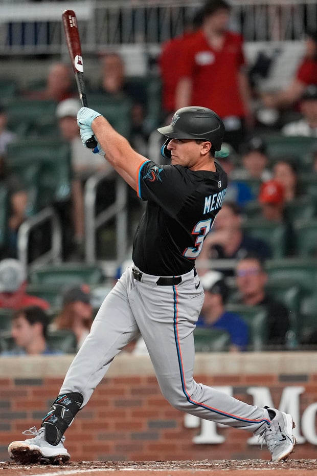 Marlins Braves Baseball 