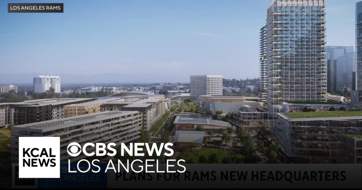 Rams unveil plans for new Woodland Hills training facility - CBS Los ...