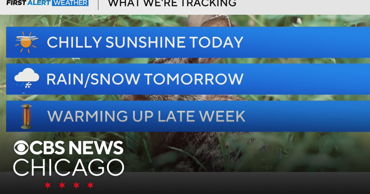 Chilly day ahead in Chicago before rain and snow on Wednesday - CBS Chicago