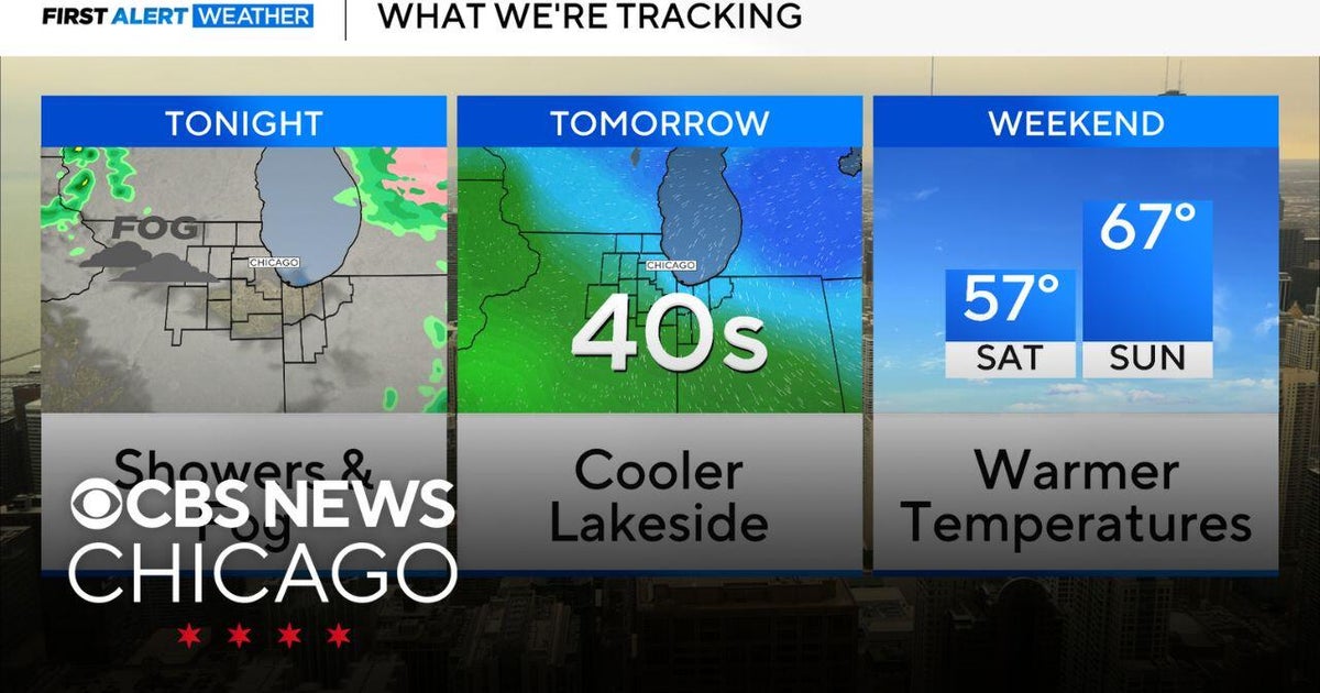 Dreary end to work week in Chicago, but warmer weekend ahead - CBS Chicago