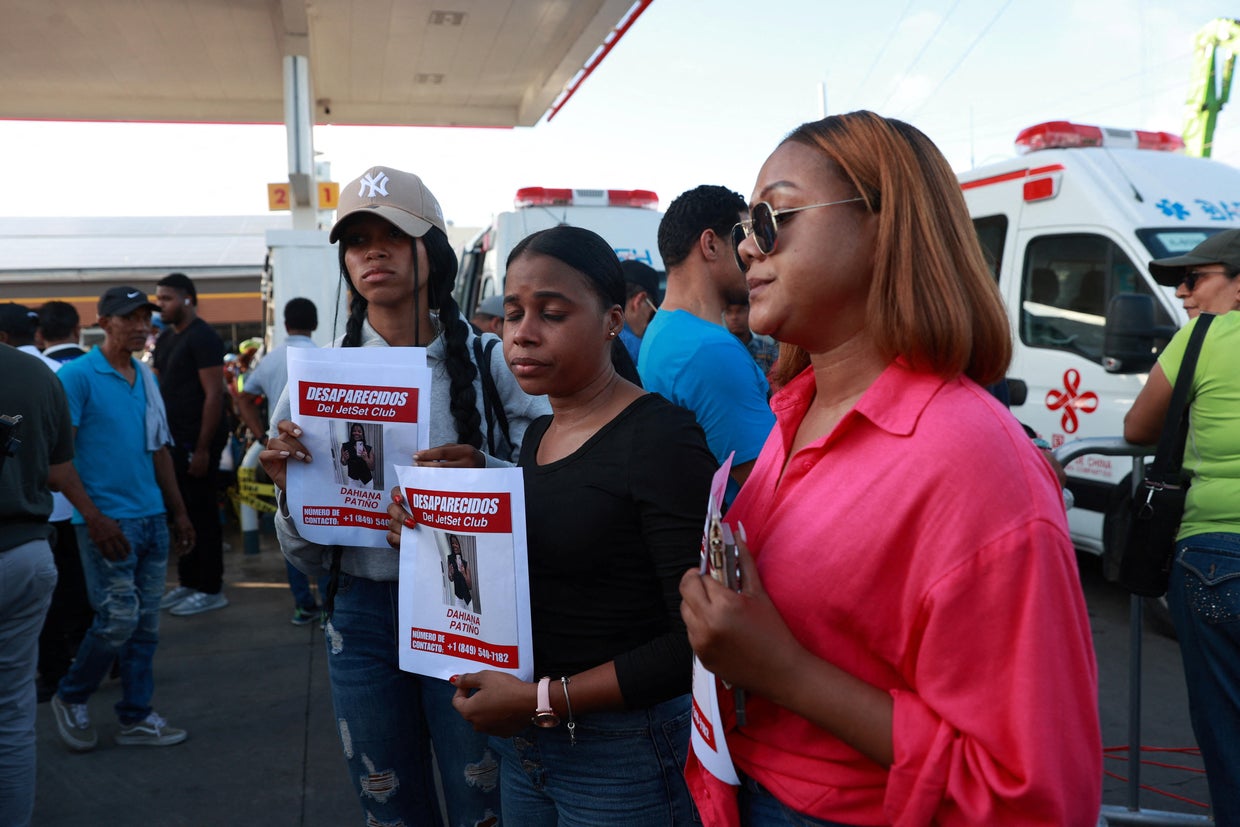 Aftermath Jet Set nightclub roof collapse, in Santo Domingo
