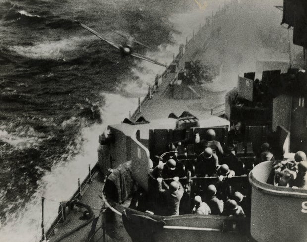 USS Missouri Kamikaze Attack 
