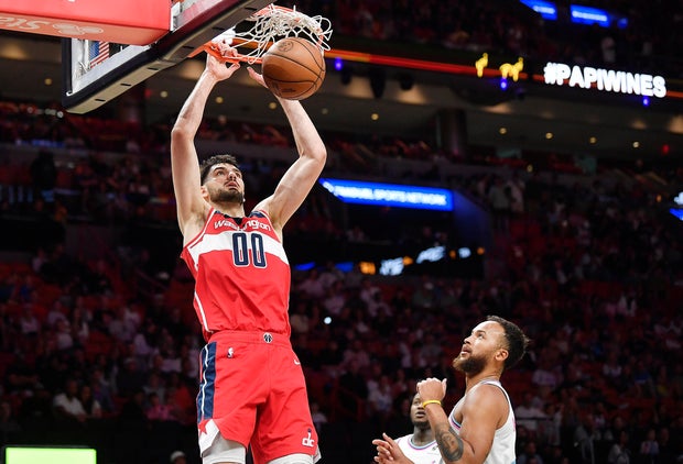 Wizards Heat Basketball 