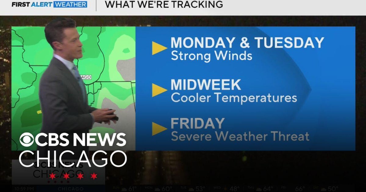 Severe weather threat on Friday in Chicago - CBS Chicago