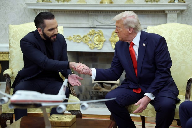 President Trump Meets With El Salvador President Nayib Bukele At The White House 