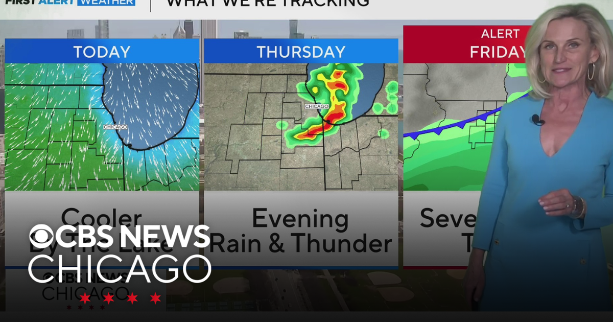 Rain on the way Thursday in Chicago - CBS Chicago