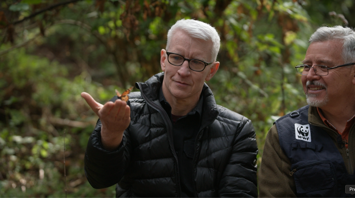 Anderson Cooper and Jorge Rickards 