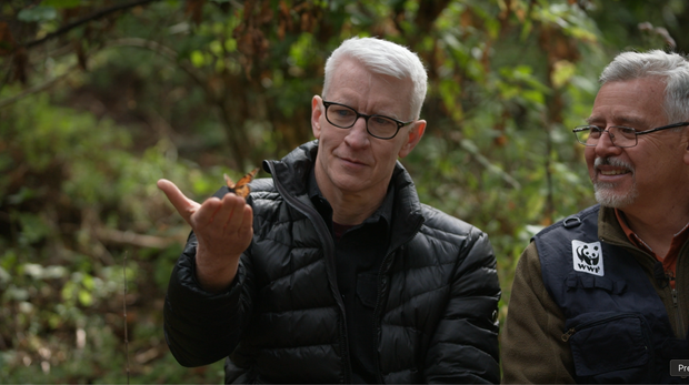 Anderson Cooper and Jorge Rickards 
