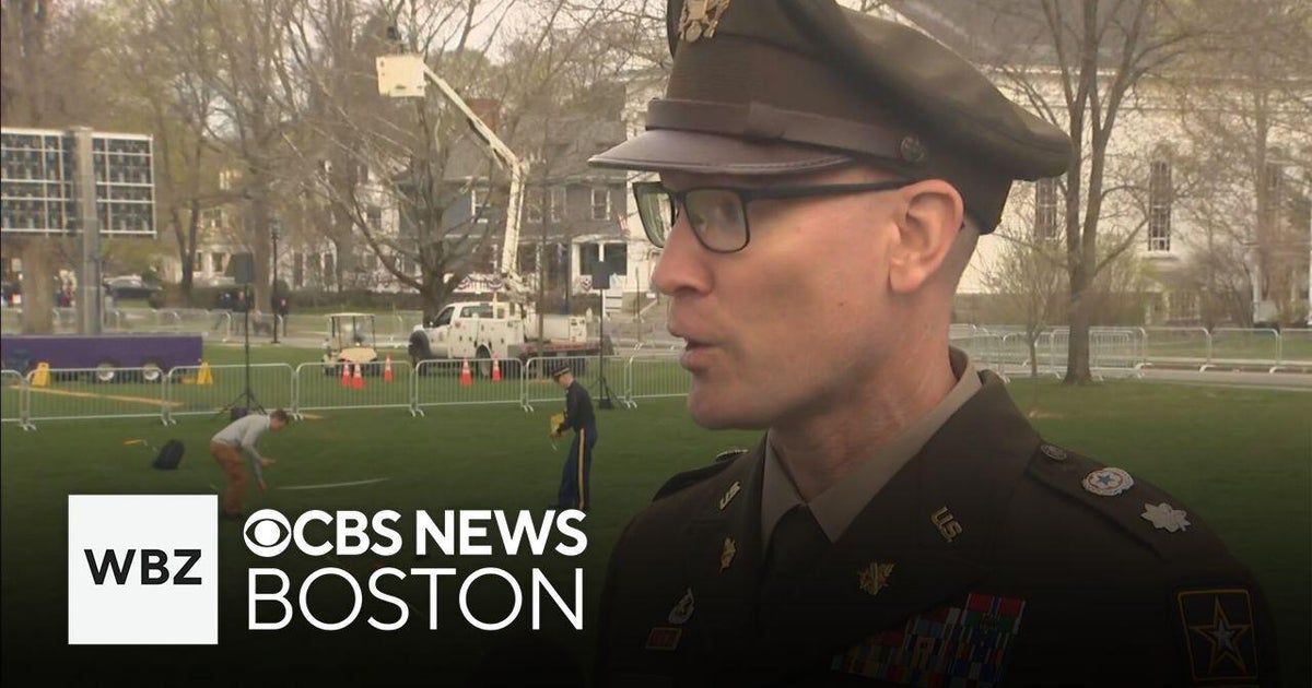 Army Lt. Colonel's ancestor fought in the Battle of Lexington - CBS Boston