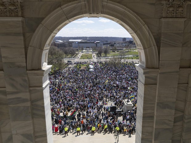 Rally against US President Donald Trump administration in Minnesota 