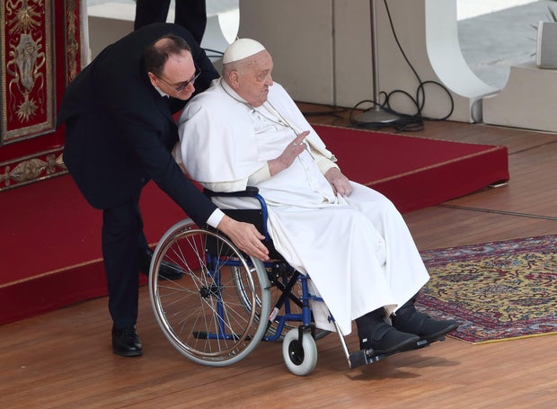Palm Sunday Mass Celebrated by Cardinal Leonardo Sandri, Delegated by Pope Francis in St. Peters Square 