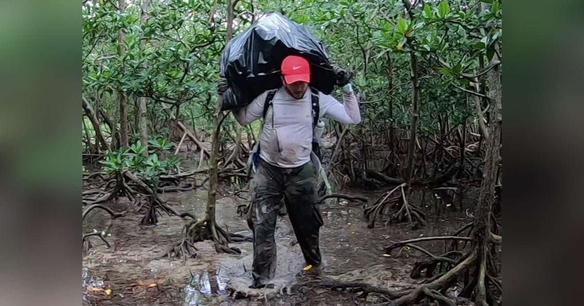 South Florida man picks up thousands of pounds of trash to help keep parks clean South Florida man picks up thousands of pounds of trash to help keep parks clean