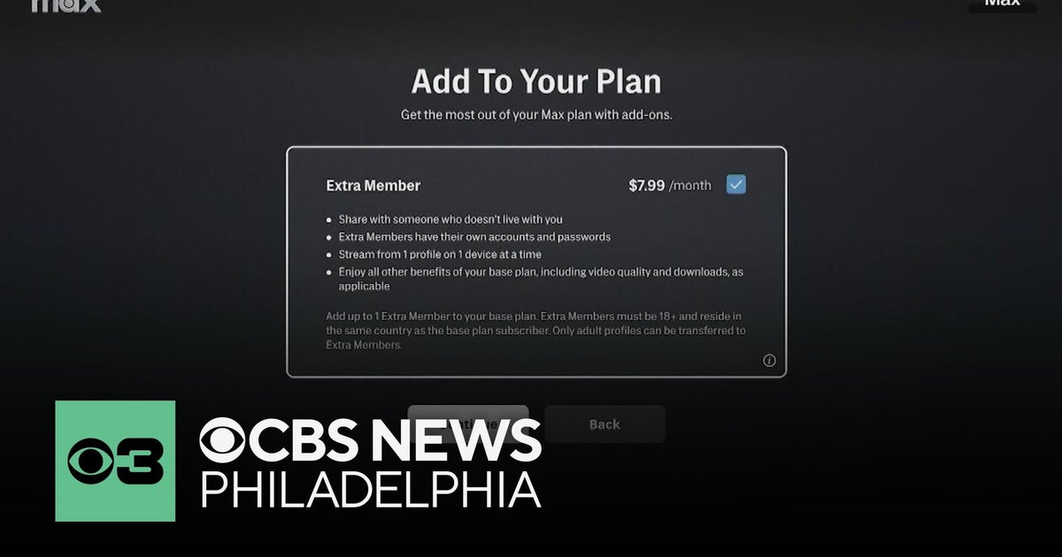 Streaming service “Max” cracking down on password sharing; accounts can ...