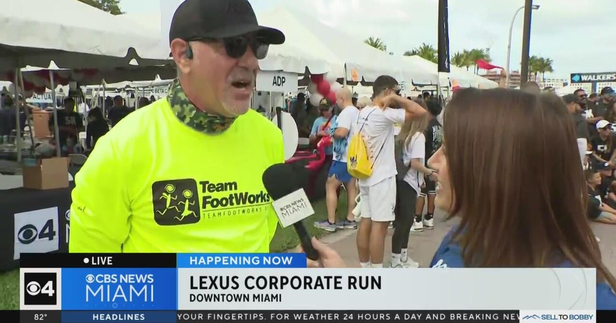Thousands gather in Downtown Miami for Lexus Corporate Run