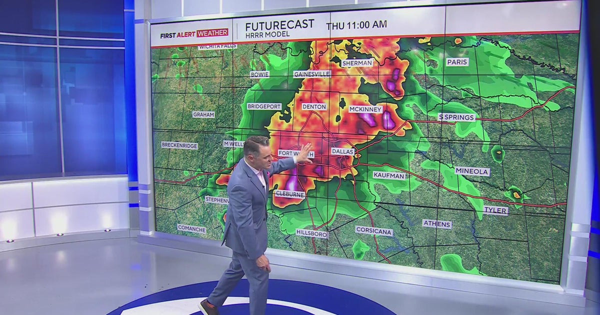 Widespread, heavy rain on the way to North Texas - CBS Texas
