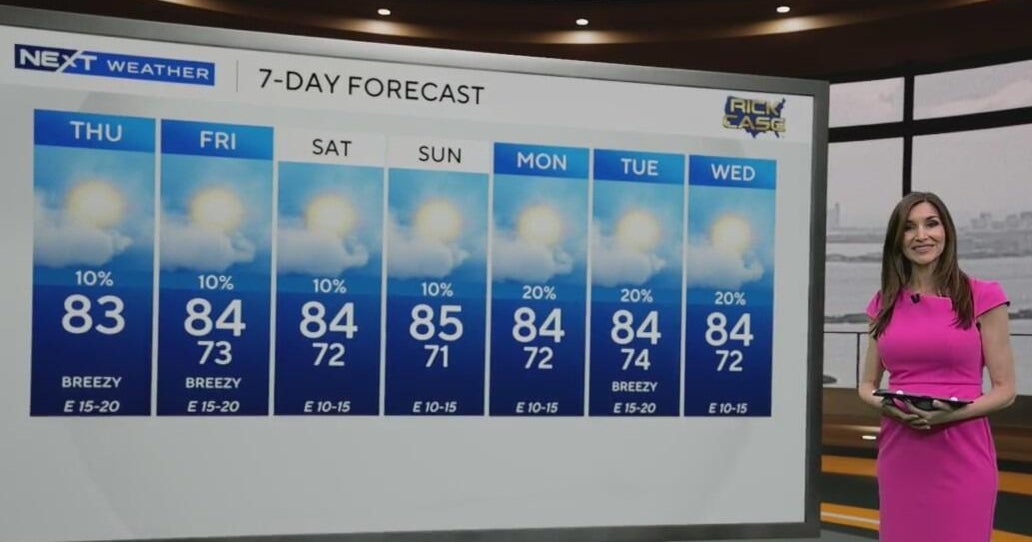 South Florida Weather for Thursday 4/24/2025 6AM - CBS Miami