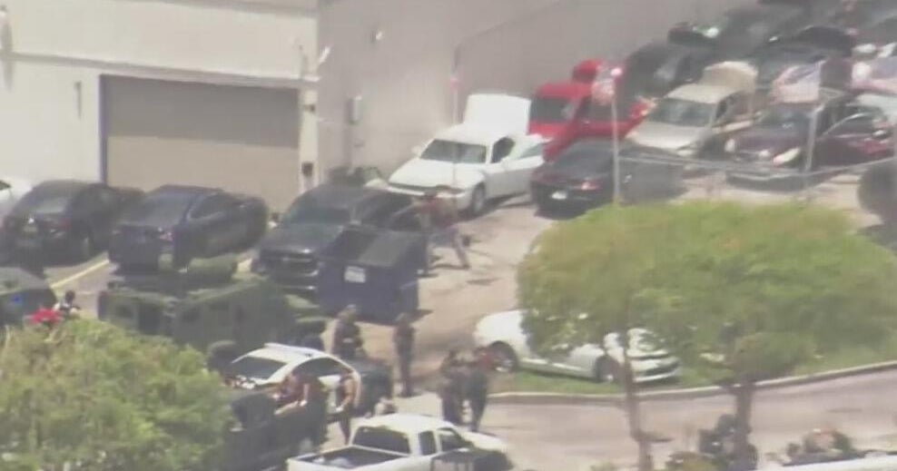 New video emerges in shooting at SW Miami-Dade dealership - CBS Miami