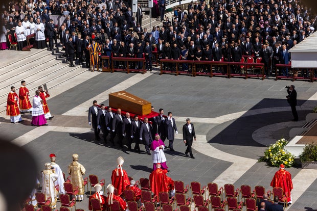Funeral Takes Place For Pope Francis. 