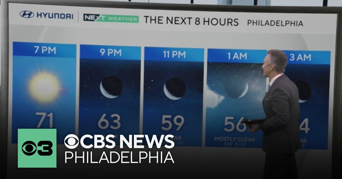 Sunny and mild Monday in the Philadelphia region - CBS Philadelphia