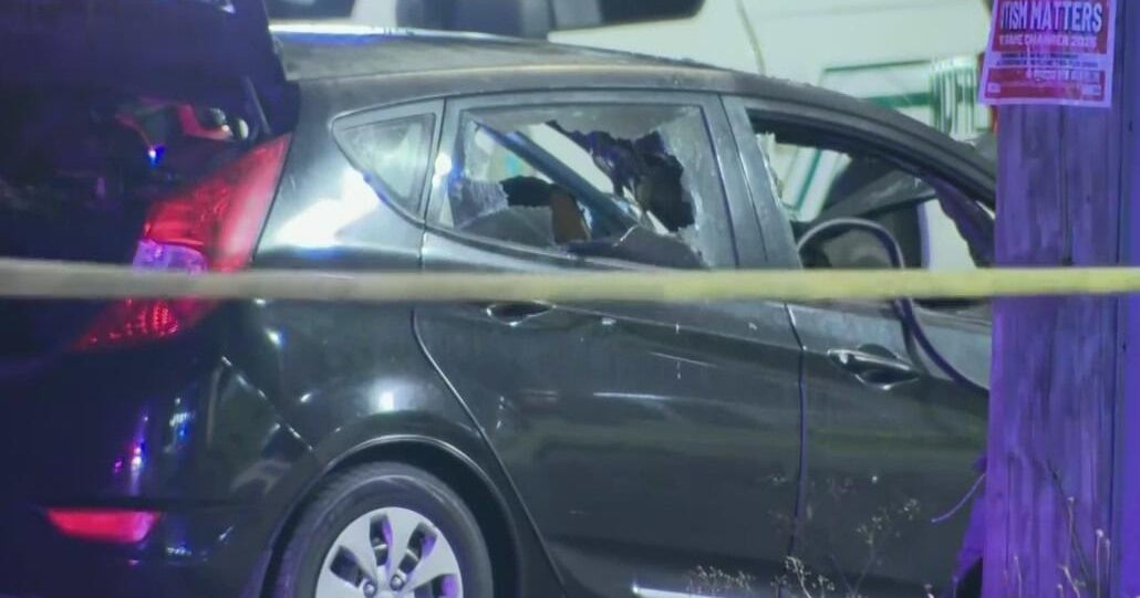 Car found shot up and burned near Miami Gardens gas station; investigation underway Car found shot up and burned near Miami Gardens gas station; investigation underway