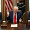 Trump takes questions at Cabinet meeting, continues to blame Biden for issues