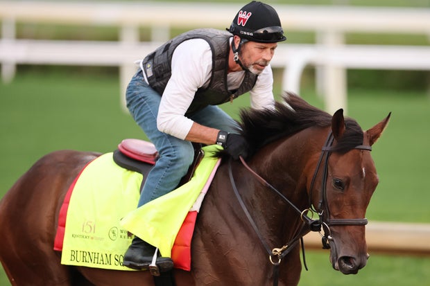 Meet Kentucky Derby Horses running in Race 2025. Years star-news.press/wp Burnham Square Trains on the track during the morning training before running Derby Kentucky at Churchill Downs 1. May 2025, in Louisville, Kentucky.