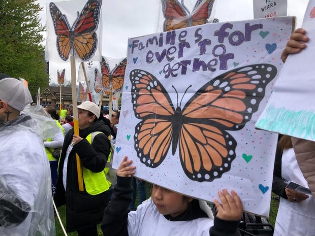 May Day 2025 protest in Union Park, Chicago. 