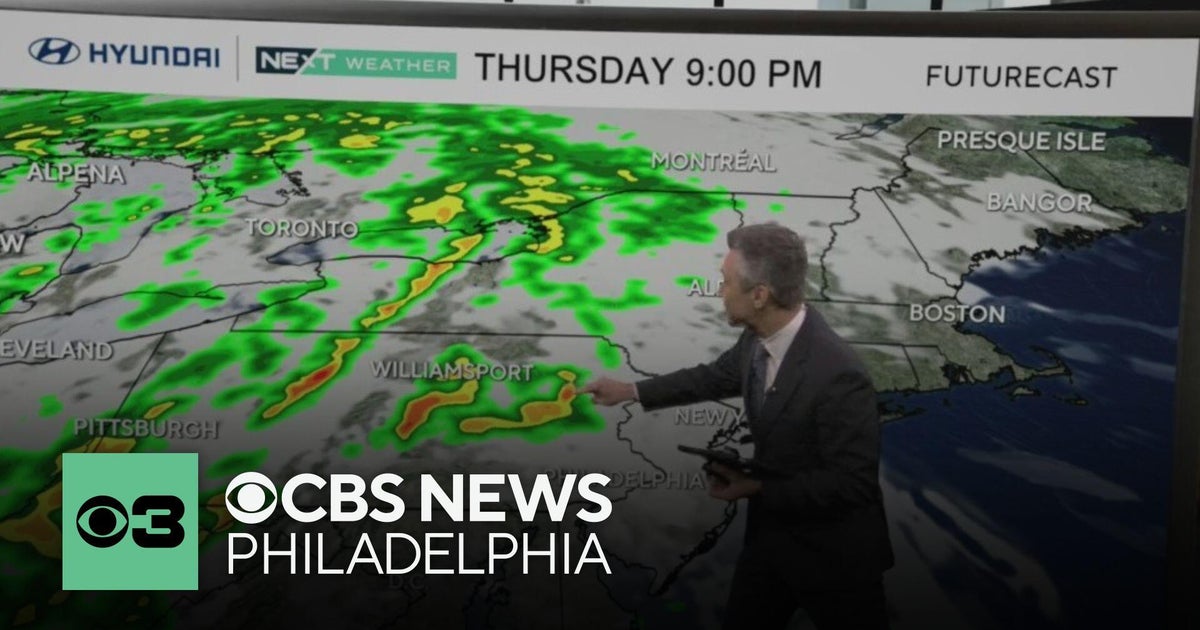 Some showers Thursday night, tracking more rain for Philadelphia region ...
