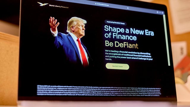 Trump's World Liberty Financial website 