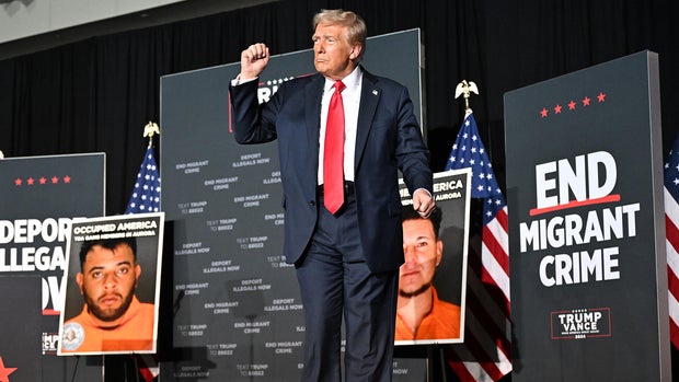 Former President Donald J. Trump holds a campaign rally at Gaylord Rockies Resort